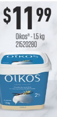 Fortinos Oikos -1.5 kg offer