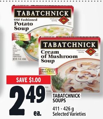 Metro Tabatchnick soups offer