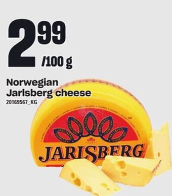 Independent Grocer Norwegian jarlsberg cheese offer