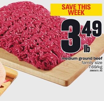 Independent Grocer Medium ground beef offer