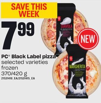 Independent Grocer Pc black label pizza, 370/420 g offer