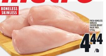 Metro Fresh boneless skinless chicken breast value pack offer