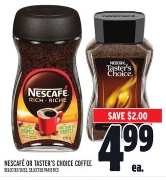 Metro Nescafé or taster's choice coffee offer