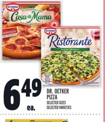 Metro Dr. oetker pizza offer