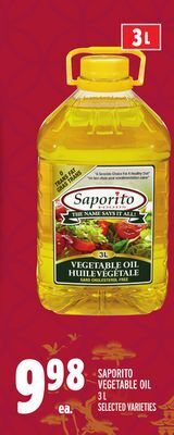 Metro Saporito vegetable oil offer