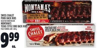 Metro Swiss chalet pork back ribs offer