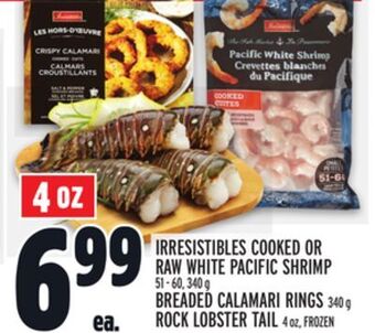 Metro Irresistibles cooked or raw white pacific shrimp offer
