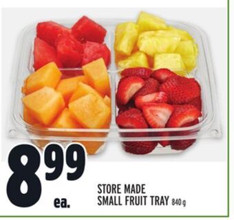 Metro Store made small fruit tray offer
