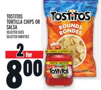 Metro Tostitos tortilla chips or salsa offer
