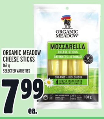 Metro Organic meadow cheese sticks offer