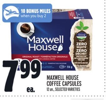 Metro Maxwell house coffee capsules offer