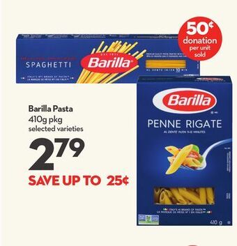 Longo's Barilla pasta offer