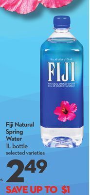 Longo's Fiji natural spring water offer