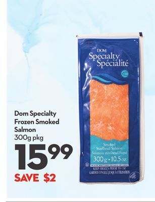 Longo's Dom specialty frozen smoked salmon offer