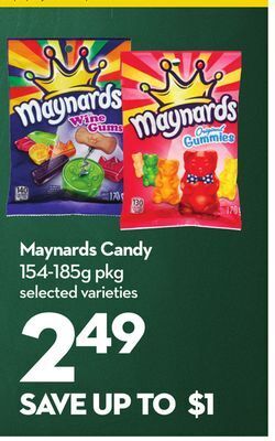 Longo's Maynards candy offer