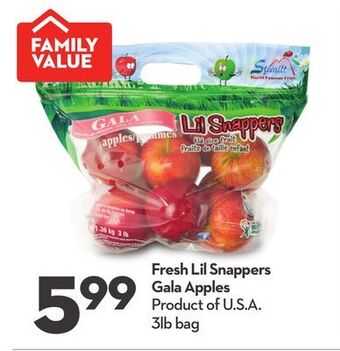 Longo's Fresh lil snappers gala apples offer