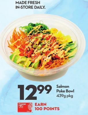 Longo's Salmon poke bowl offer