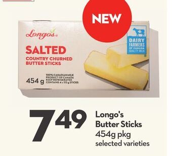 Longo's Longo's butter sticks offer