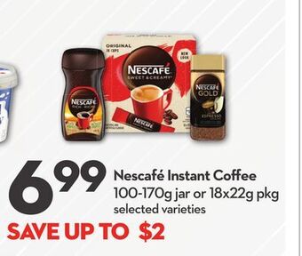 Longo's Nescafé instant coffee offer