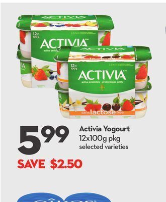 Longo's Activia yogourt offer