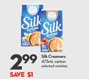 Longo's Silk creamers offer
