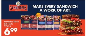 Longo's Schneiders sliced deli meats offer