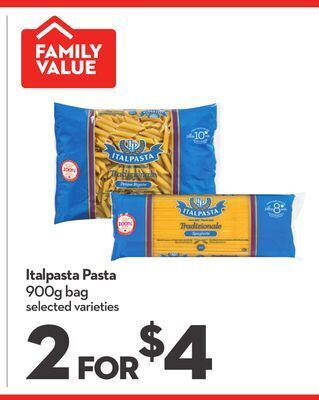 Longo's Italpasta pasta offer
