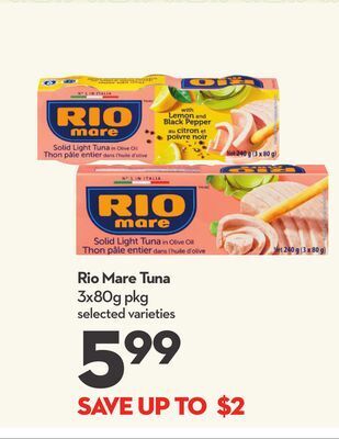 Longo's Rio mare tuna offer
