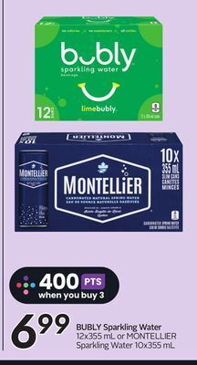 Sobeys Bubly sparkling water offer