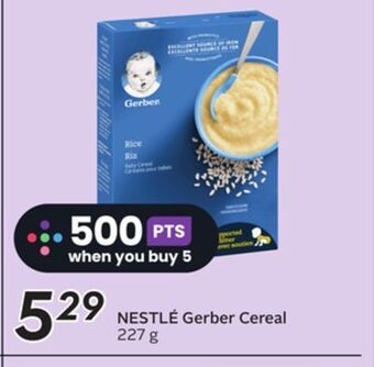 Sobeys Gerber cereal offer