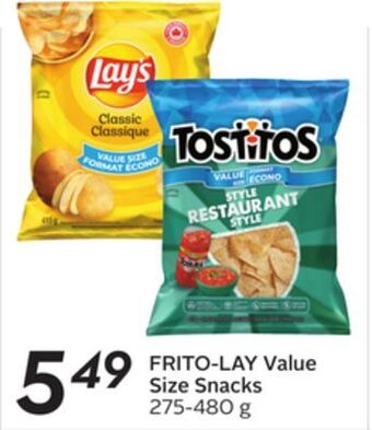 Sobeys Frito-lay value size snacks offer