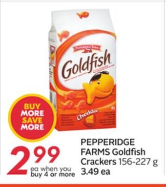 Sobeys Goldfish crackers offer