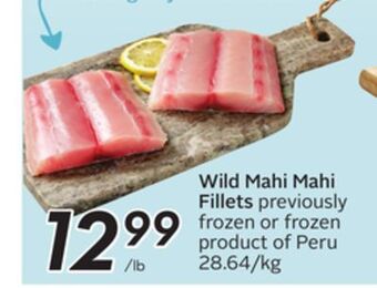 Sobeys Wild mahi mahi fillets offer