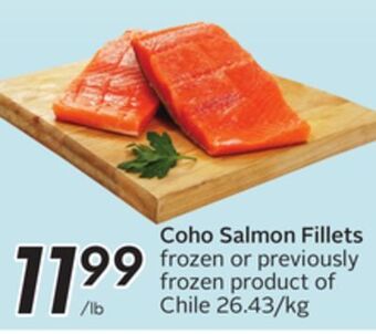 Sobeys Coho salmon fillets offer