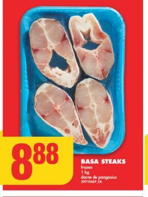 No Frills Basa steaks, 1 kg offer