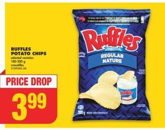 No Frills Ruffles potato chips, 180-200 g offer