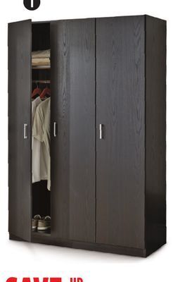 Canadian Tire Sauder 3-door wardrobe offer