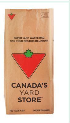 Canadian Tire Yard waste 2-ply paper bags, 20-pack offer