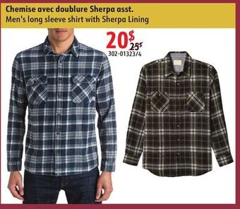 Sushi Shop Men's long sleeve shirt with sherpa lining offer