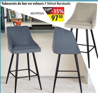 Sushi Shop Velvet barstools offer