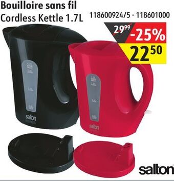 Sushi Shop Salton cordless kettle offer