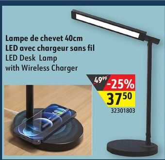 Sushi Shop Led desk lamp with wireless charger offer