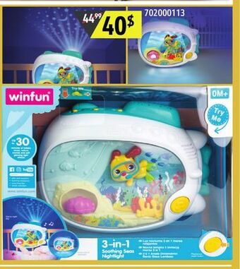 Hart 3-in-1 soothing seats nightlight offer