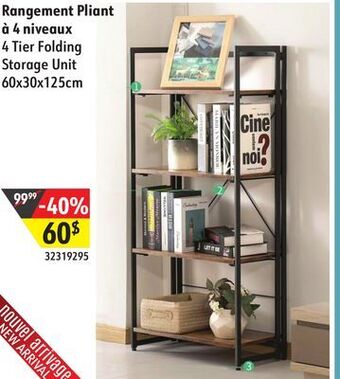 Sushi Shop 4 tier folding storage unit offer