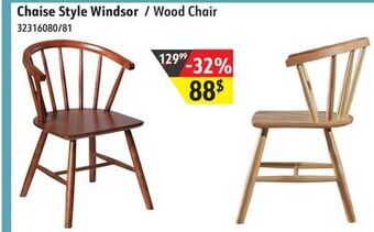 Sushi Shop Wood chair offer