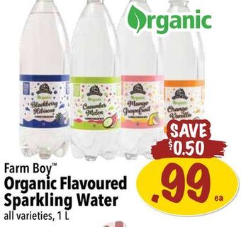 Farm Boy Farm boy organic flavoured sparkling water offer