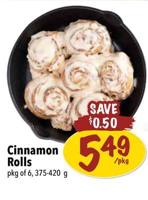 Farm Boy Cinnamon rolls offer