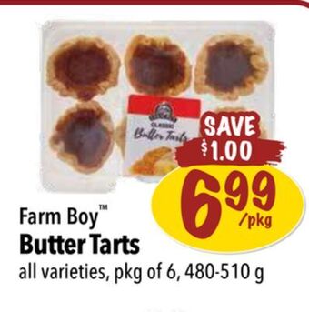 Farm Boy Farm boy butter tarts offer