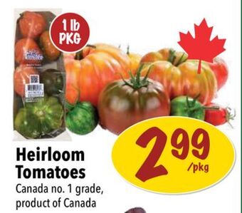 Farm Boy Heirloom tomatoes offer