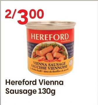 Hereford Vienna Sausage 130g